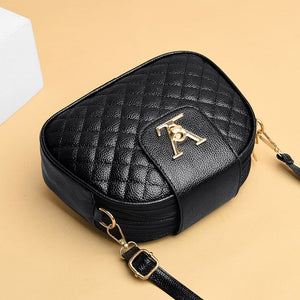 New fashion soft leather lynition diamond stitching line shoulder diagonal bag small bag summer bag handbag wholesale