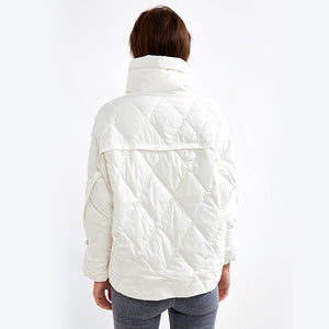 Zipper White Jacket