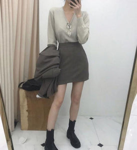 Preppy Style Office Blazers Women Solid Colors Single Breasted Commute Suits 2021 Spring Autumn New Fashion Korean Chic Blazers|Blazers|