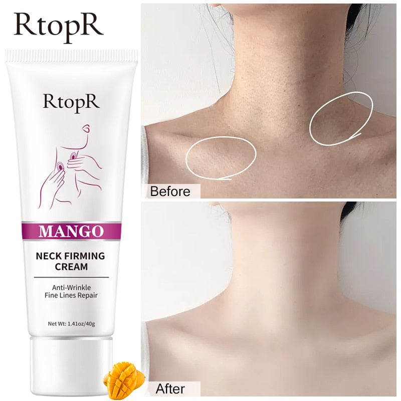Traci K Beauty Mango Neck Firming Cream Whitening Wrinkle Remover Cream Rejuvenation Moisturizing Shape Beauty Health Skin Care Products Women