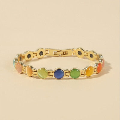 Hot IDEAL( BUY 1 GET 1 FREE )Trendy Magnetic Therapy Bracelet (Wear Your Power) Slimming /Beauty/Pain Relief/ Menopause  Bracelet Healthcare