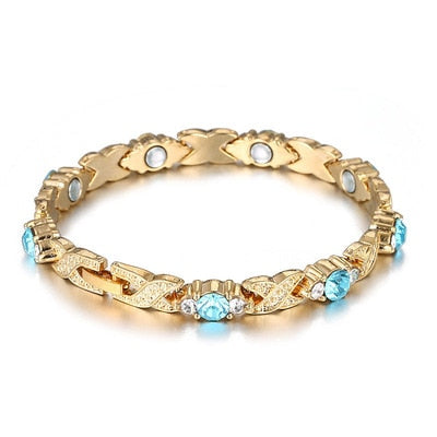 Hot IDEAL( BUY 1 GET 1 FREE )Trendy Magnetic Therapy Bracelet (Wear Your Power) Slimming /Beauty/Pain Relief/ Menopause  Bracelet Healthcare