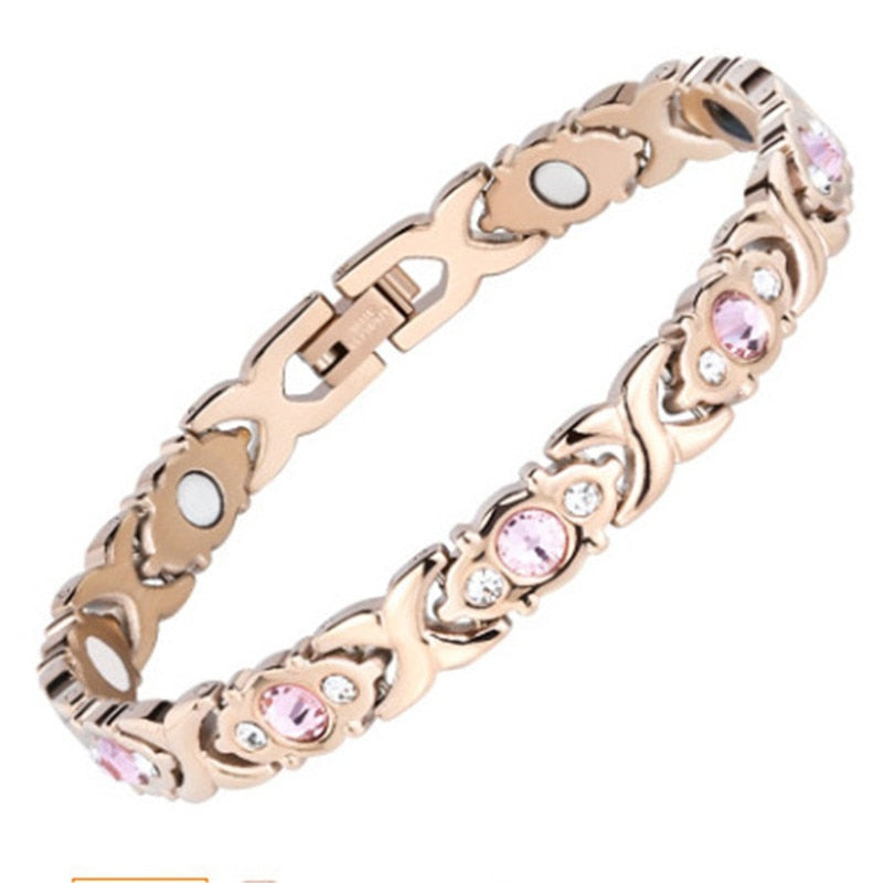 Hot IDEAL( BUY 1 GET 1 FREE )Trendy Magnetic Therapy Bracelet (Wear Your Power) Slimming /Beauty/Pain Relief/ Menopause  Bracelet Healthcare