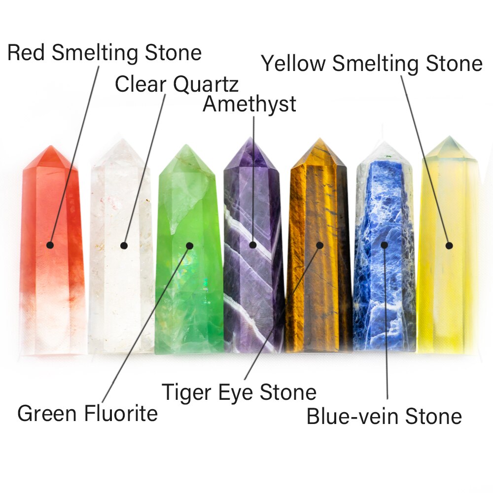 Natural Crystal Point Energy Column Obelisk Hand Polished Very Beautiful Gemstone Specimens Minerals DIY Gift Home Decoration