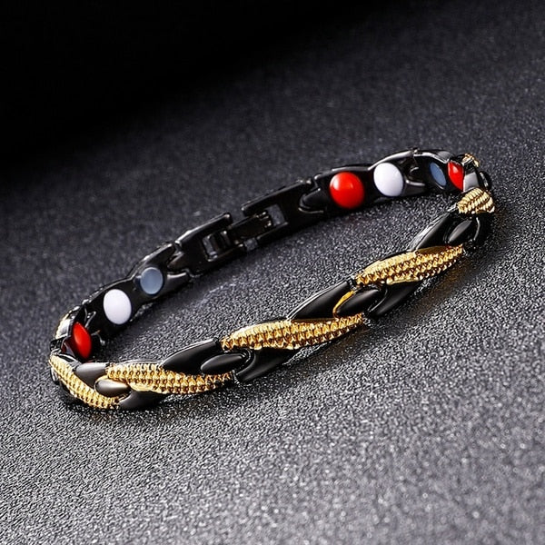 Hot IDEAL( BUY 1 GET 1 FREE )Trendy Magnetic Therapy Bracelet (Wear Your Power) Slimming /Beauty/Pain Relief/ Menopause  Bracelet Healthcare