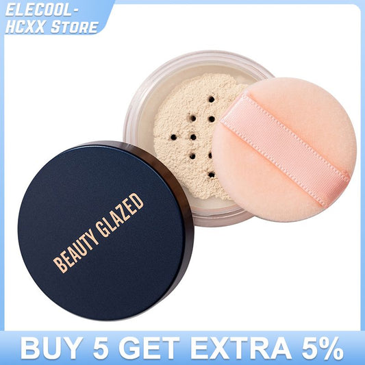 Traci K BEAUTY GLAZED Face Loose Powder Mineral 2 Colors Waterproof Matte Setting Oil-control Professional Women’s Cosmetics Makeup