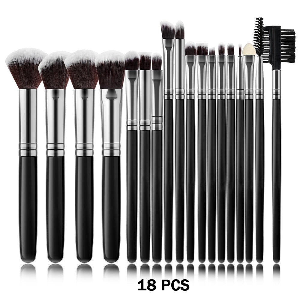Traci K Beauty Professional (Vegan) 8PCS-32PCS Makeup Brush Set Cosmetic Makeup For Face Make Up Tools Women Beauty Professional Foundation Blush Eyeshadow