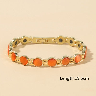 Hot IDEAL( BUY 1 GET 1 FREE )Trendy Magnetic Therapy Bracelet (Wear Your Power) Slimming /Beauty/Pain Relief/ Menopause  Bracelet Healthcare