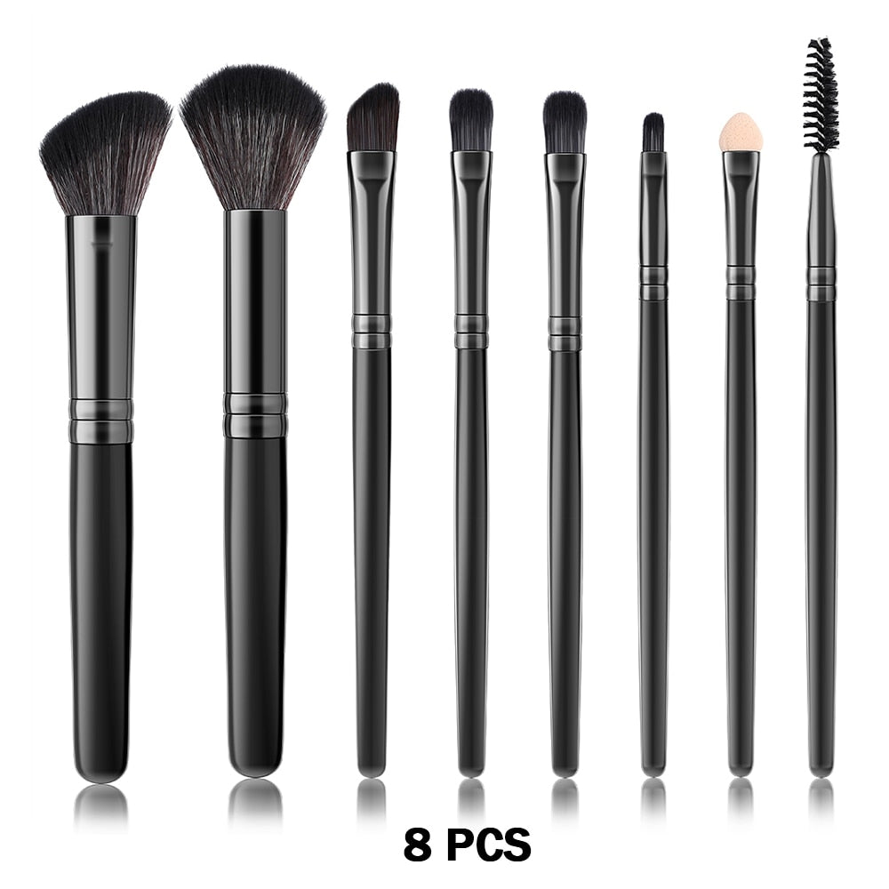 Traci K Beauty Professional (Vegan) 8PCS-32PCS Makeup Brush Set Cosmetic Makeup For Face Make Up Tools Women Beauty Professional Foundation Blush Eyeshadow