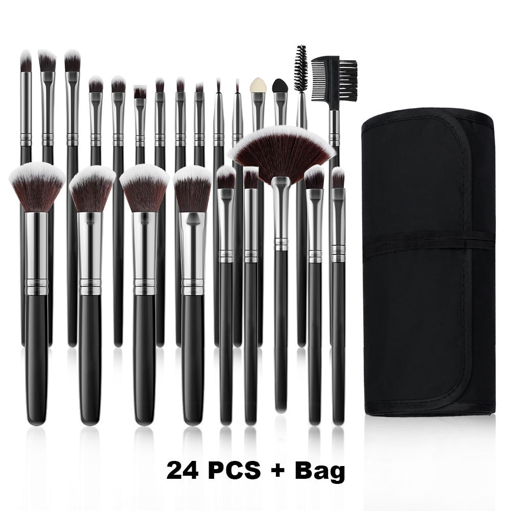 Traci K Beauty Professional (Vegan) 8PCS-32PCS Makeup Brush Set Cosmetic Makeup For Face Make Up Tools Women Beauty Professional Foundation Blush Eyeshadow