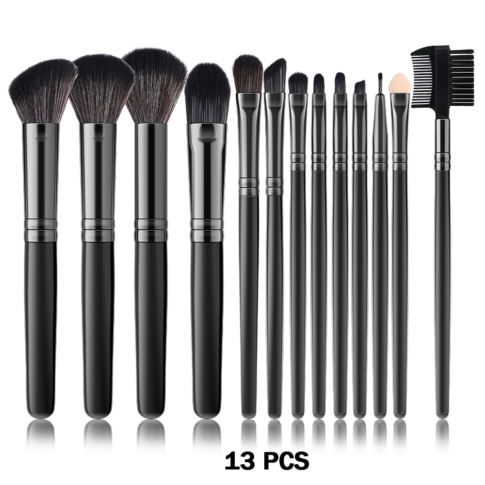 Traci K Beauty Professional (Vegan) 8PCS-32PCS Makeup Brush Set Cosmetic Makeup For Face Make Up Tools Women Beauty Professional Foundation Blush Eyeshadow