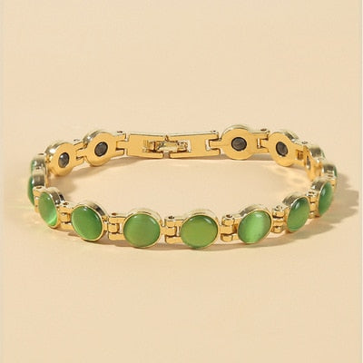 Hot IDEAL( BUY 1 GET 1 FREE )Trendy Magnetic Therapy Bracelet (Wear Your Power) Slimming /Beauty/Pain Relief/ Menopause  Bracelet Healthcare