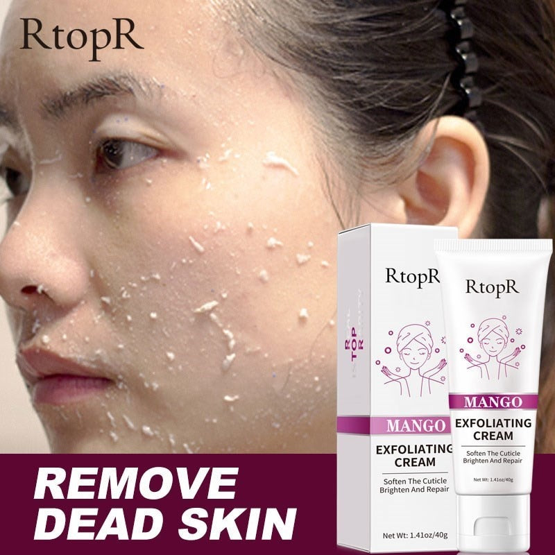 RtopR by Traci K Beauty Face Exfoliating Cream Skin Care Whitening Moisturizer Repair Facial Scrub Cleaner Acne Blackhead Treatment Remove Face Cream