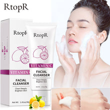 Load image into Gallery viewer, RtopR by Traci K Beauty Vitamin C Facial cleanser Clean Deeply  Acne Oil control Pore shrinkage firming skin care Facial cleaning
