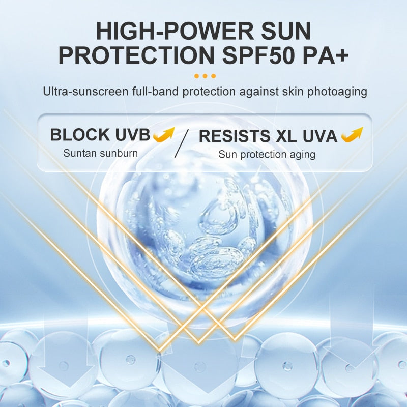 RtopR by Traci K beauty  VITAMIN C Whitening SPF50+ Lasting Sunscreen Fast Film Formation Sun Protection Hydrating Block Uv Rays Skin Care