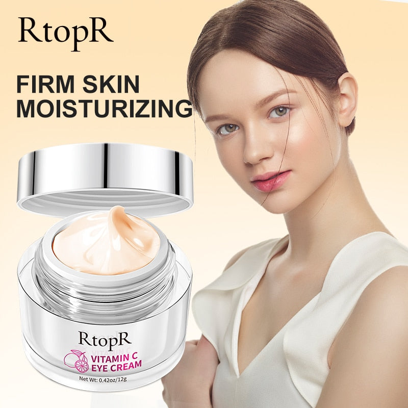 RtopR by Traci K Beauty VITAMIN C Eye Cream Moisturizing Improve The Dark Circles and Dark SpotsWhitening Active Ingredients Skin Shiny Dry Ice Beauty Health