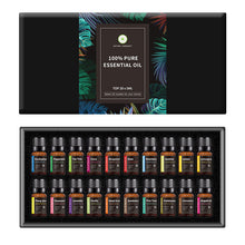 Load image into Gallery viewer, 20pcs Essential Oil  Kits  for Diffuser Pure Natural Plant Extract Frankincense Vanilla Lemon Mint Jasmine Tea Tree Oil
