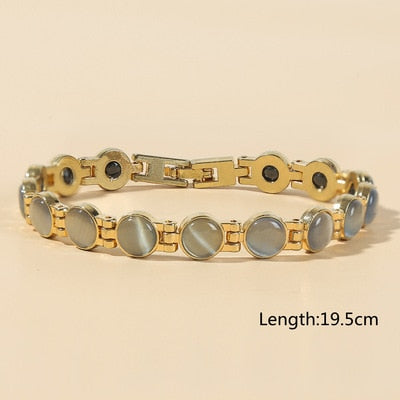 Hot IDEAL( BUY 1 GET 1 FREE )Trendy Magnetic Therapy Bracelet (Wear Your Power) Slimming /Beauty/Pain Relief/ Menopause  Bracelet Healthcare