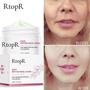 Traci K Beauty RtopR Olive Peptide Firming Anti-Wrinkle Cream Reduce Face Fine Lines Tighten Pores Whitening Oil Control Acne hydrating skin Product