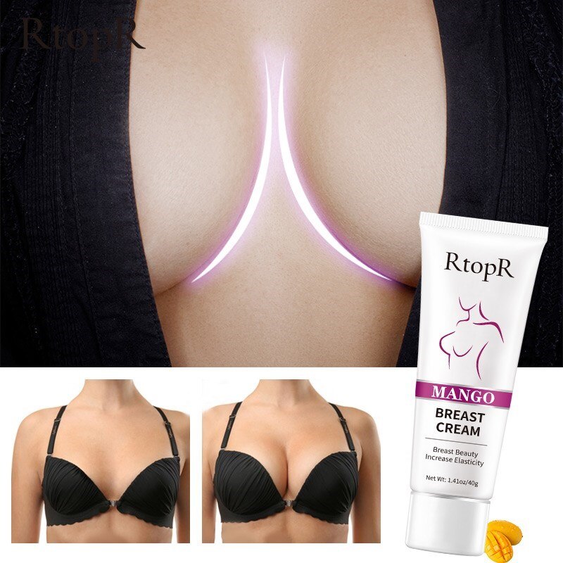 RtopR by Traci K Beauty 2pcs Mango Breast Enlargement Cream Breast Enhancer Increase Tightness Big Bust Body Cream Effective Full Elasticity Breast Care