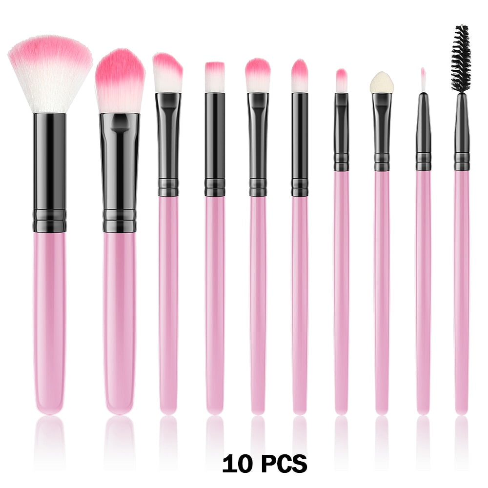 Traci K Beauty Professional (Vegan) 8PCS-32PCS Makeup Brush Set Cosmetic Makeup For Face Make Up Tools Women Beauty Professional Foundation Blush Eyeshadow