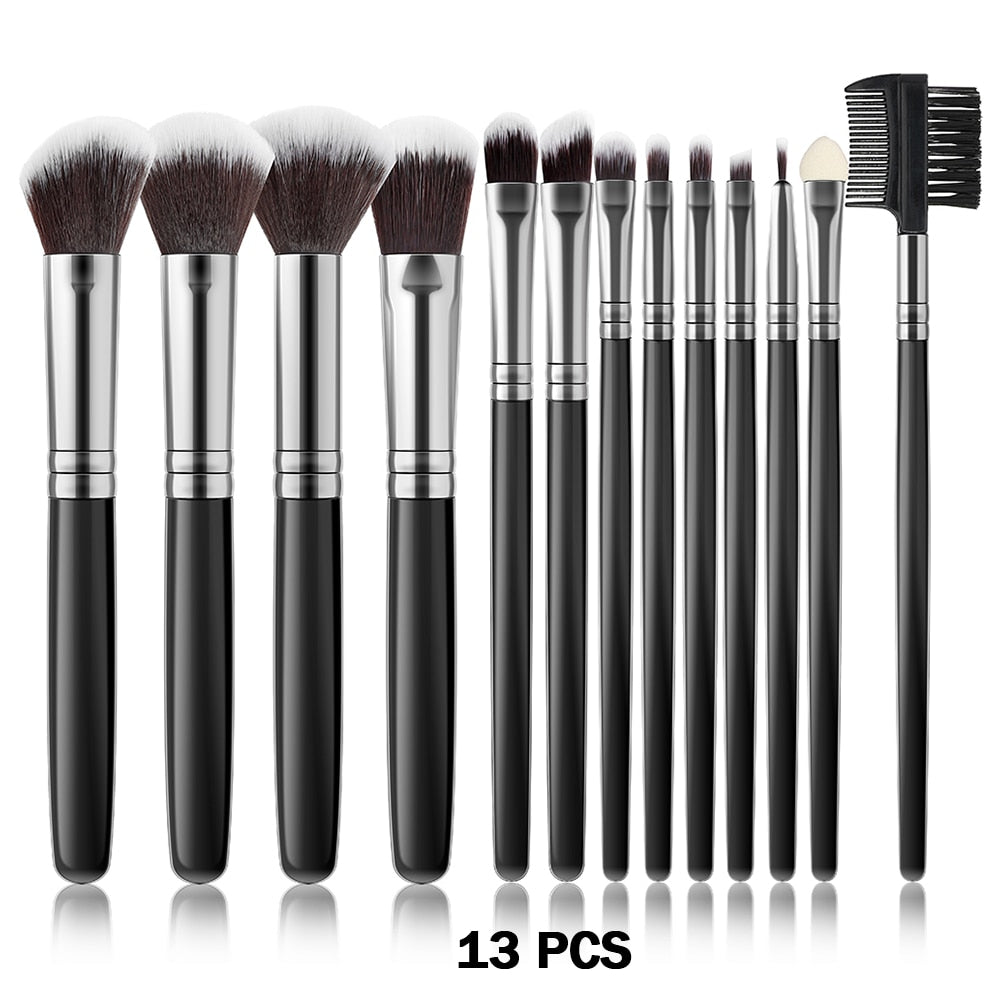 Traci K Beauty Professional (Vegan) 8PCS-32PCS Makeup Brush Set Cosmetic Makeup For Face Make Up Tools Women Beauty Professional Foundation Blush Eyeshadow