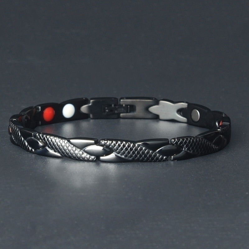 Hot IDEAL( BUY 1 GET 1 FREE )Trendy Magnetic Therapy Bracelet (Wear Your Power) Slimming /Beauty/Pain Relief/ Menopause  Bracelet Healthcare