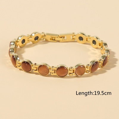 Hot IDEAL( BUY 1 GET 1 FREE )Trendy Magnetic Therapy Bracelet (Wear Your Power) Slimming /Beauty/Pain Relief/ Menopause  Bracelet Healthcare