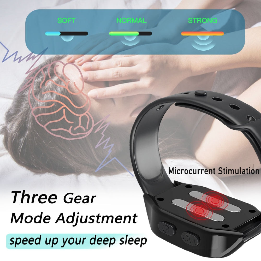 FitstylePulse - Menopause, Sleep Aid Watch Microcurrent Pulse Sleeping Anti-Anxiety Insomnia Hypnosis Device Relief Relax Hand Massage Pressure Soothing
