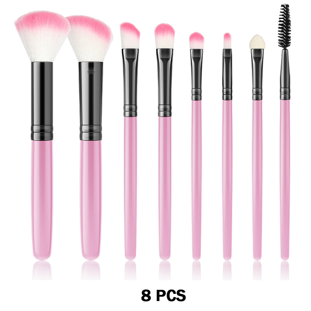 Traci K Beauty Professional (Vegan) 8PCS-32PCS Makeup Brush Set Cosmetic Makeup For Face Make Up Tools Women Beauty Professional Foundation Blush Eyeshadow
