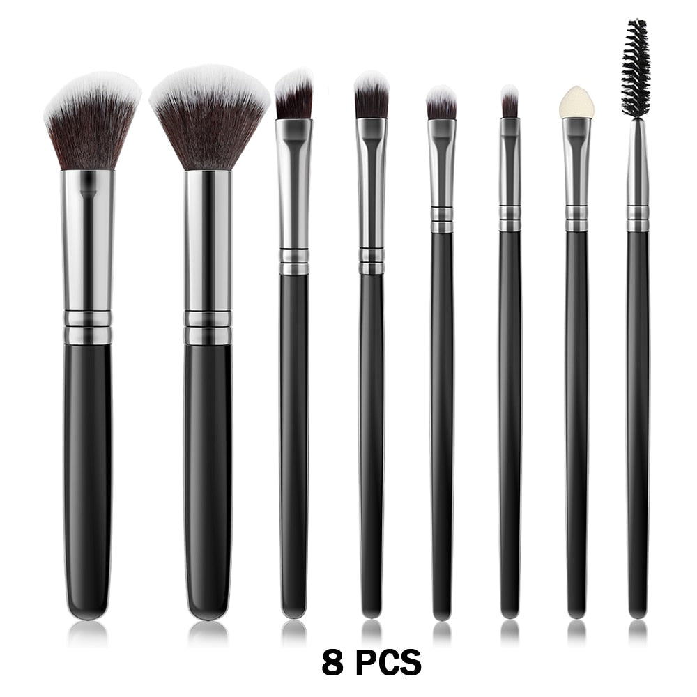 Traci K Beauty Professional (Vegan) 8PCS-32PCS Makeup Brush Set Cosmetic Makeup For Face Make Up Tools Women Beauty Professional Foundation Blush Eyeshadow