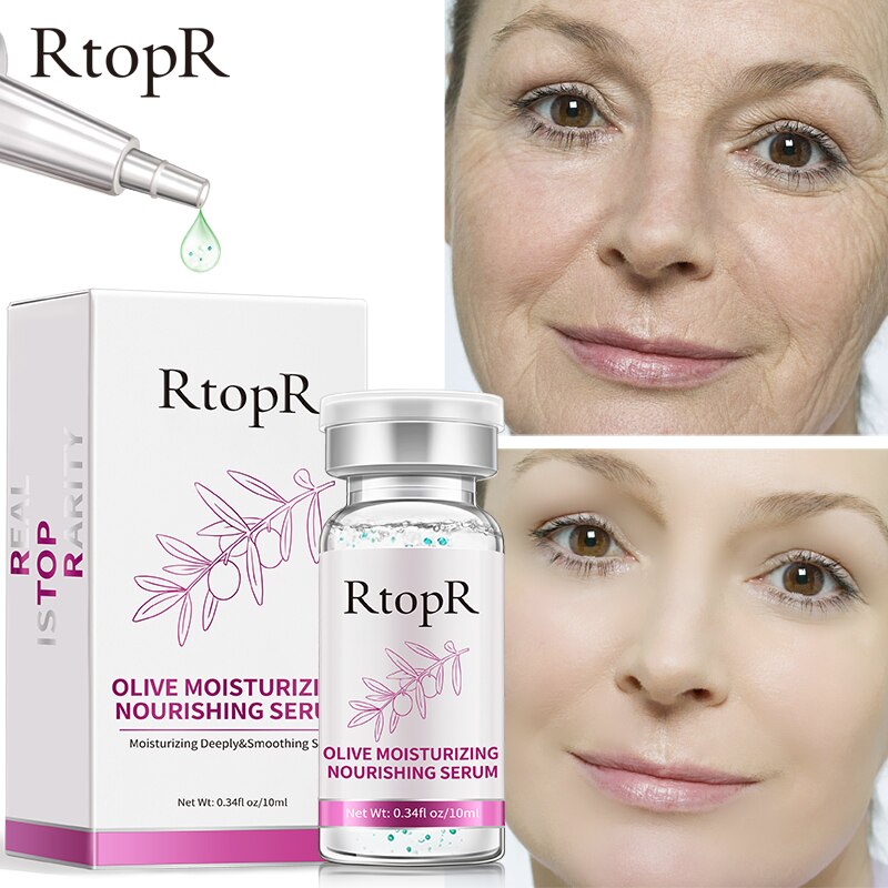 RtopR by Traci K Beauty 2PCS Olive Soothing Essence Rejuvenating Skin Shrinking Pores Whitening Moisturizing Deep Nourishing Nourishing  Brightening