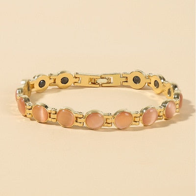 Hot IDEAL( BUY 1 GET 1 FREE )Trendy Magnetic Therapy Bracelet (Wear Your Power) Slimming /Beauty/Pain Relief/ Menopause  Bracelet Healthcare