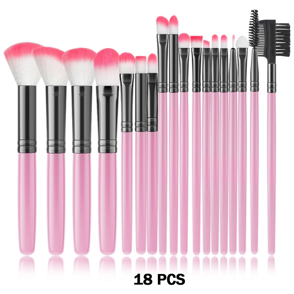 Traci K Beauty Professional (Vegan) 8PCS-32PCS Makeup Brush Set Cosmetic Makeup For Face Make Up Tools Women Beauty Professional Foundation Blush Eyeshadow