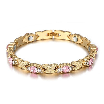 Hot IDEAL( BUY 1 GET 1 FREE )Trendy Magnetic Therapy Bracelet (Wear Your Power) Slimming /Beauty/Pain Relief/ Menopause  Bracelet Healthcare