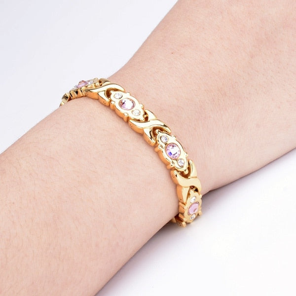 Hot IDEAL( BUY 1 GET 1 FREE )Trendy Magnetic Therapy Bracelet (Wear Your Power) Slimming /Beauty/Pain Relief/ Menopause  Bracelet Healthcare
