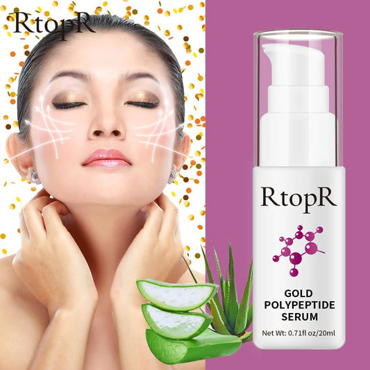 RtopR by Traci K Beauty -Gold Polypeptide Serum Repair Skin Anti-aging Hyaluronic Acid Whitening Skin Care Essence Face Care Anti Wrinkle 20ml