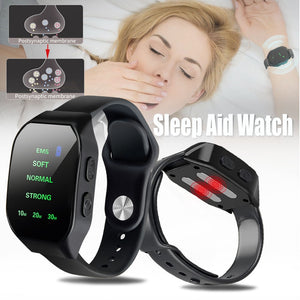 FitstylePulse - Menopause, Sleep Aid Watch Microcurrent Pulse Sleeping Anti-Anxiety Insomnia Hypnosis Device Relief Relax Hand Massage Pressure Soothing