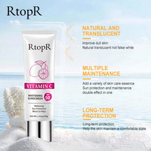 Load image into Gallery viewer, RtopR by Traci K beauty  VITAMIN C Whitening SPF50+ Lasting Sunscreen Fast Film Formation Sun Protection Hydrating Block Uv Rays Skin Care
