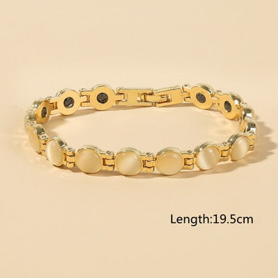Hot IDEAL( BUY 1 GET 1 FREE )Trendy Magnetic Therapy Bracelet (Wear Your Power) Slimming /Beauty/Pain Relief/ Menopause  Bracelet Healthcare