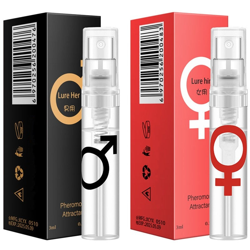 New! HOT!! 🔥Free Sample of Lure Her / Lure Him  3ml Pheromone Attractant Spray for Men or Woman