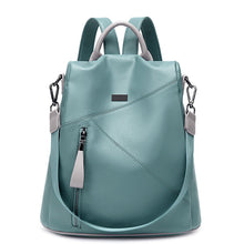 Load image into Gallery viewer, New Simple Fashion Multi-color Versatile Soft Leather Large-capacity Backpack Travel Bag
