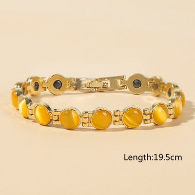 Hot IDEAL( BUY 1 GET 1 FREE )Trendy Magnetic Therapy Bracelet (Wear Your Power) Slimming /Beauty/Pain Relief/ Menopause  Bracelet Healthcare