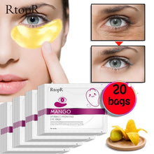 Load image into Gallery viewer, RtopR by Traci K Beauty 20Packs Mango Vitamin C Hydrating Eye Mask Anti Wrinkle Eye Patches Dark Circles Remover Face Skin Care Sheet Mask
