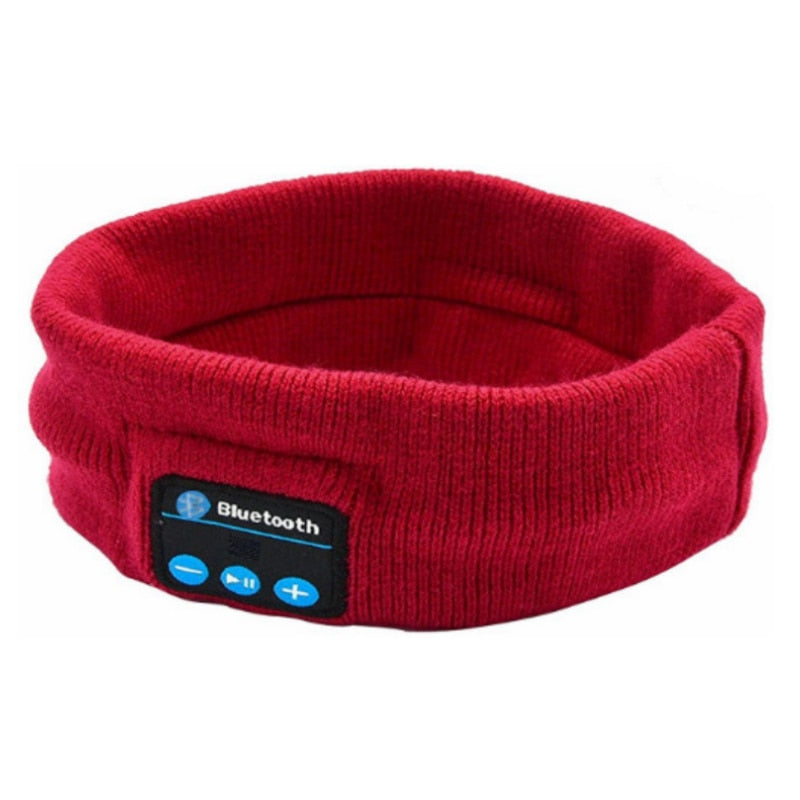 Hot Bluetooth Sleeping Headphones Sport Music Player Headband Thin Soft Elastic Comfortable Wireless Music Headset Eye Mask