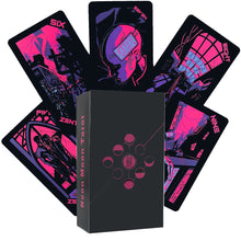 Load image into Gallery viewer, Neon Moon Tarot Deck - Pocket Size with Tuck Box Tarot Cards for Fate Divination Board Game Tarot and A Variety of Tarot Options
