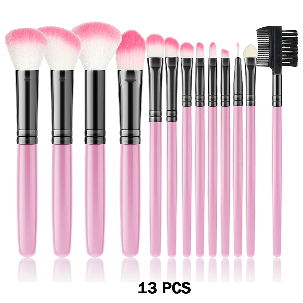 Traci K Beauty Professional (Vegan) 8PCS-32PCS Makeup Brush Set Cosmetic Makeup For Face Make Up Tools Women Beauty Professional Foundation Blush Eyeshadow