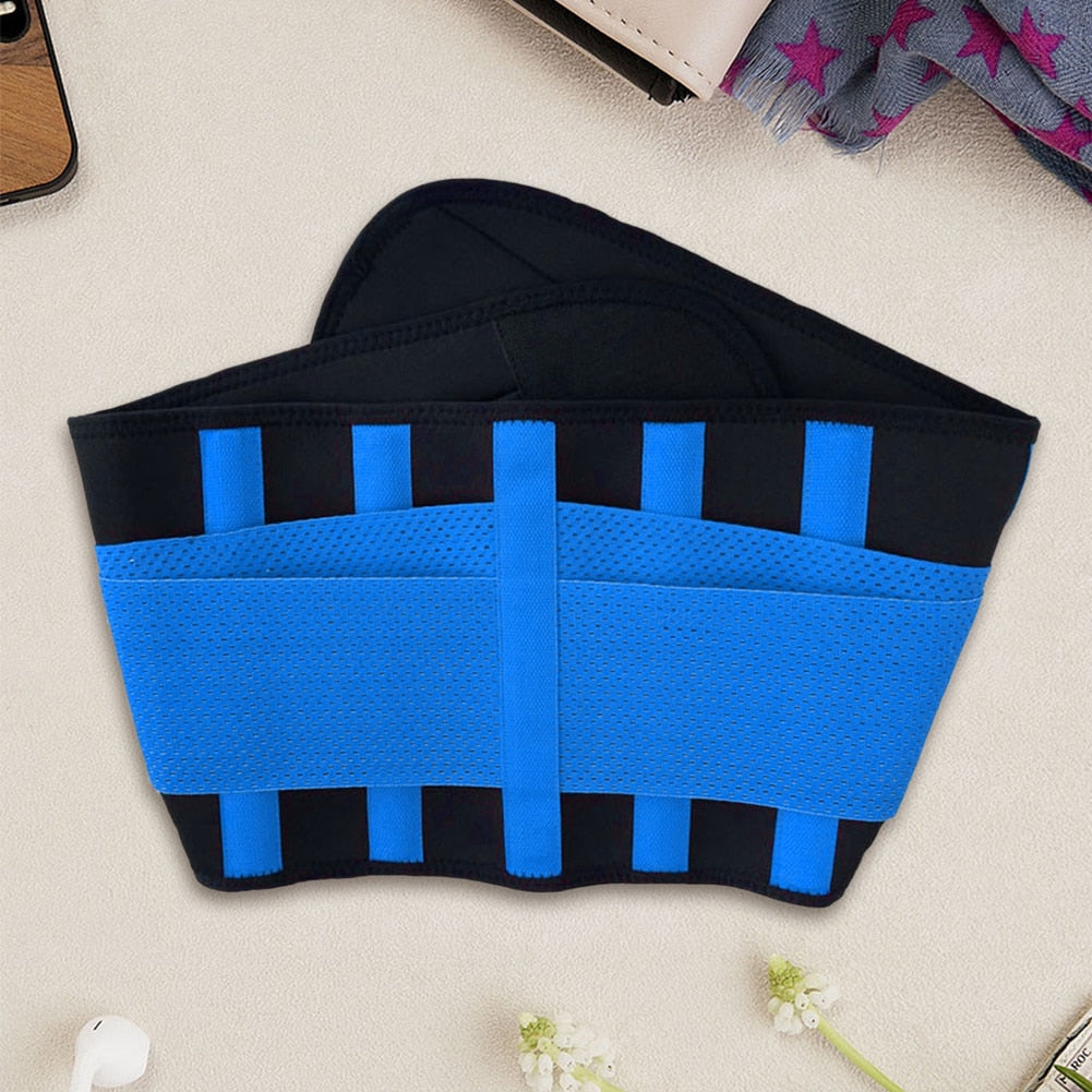 Fitstyle Neoprene Postpartum Belly Belt Elastic Magic Sticker Sport Waist Support Band Comfortable Adjustable Men Women for Workout Gym