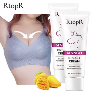 RtopR by Traci K Beauty 2pcs Mango Breast Enlargement Cream Breast Enhancer Increase Tightness Big Bust Body Cream Effective Full Elasticity Breast Care