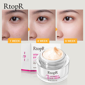 RtopR by Traci K Beauty VITAMIN C Eye Cream Moisturizing Improve The Dark Circles and Dark SpotsWhitening Active Ingredients Skin Shiny Dry Ice Beauty Health